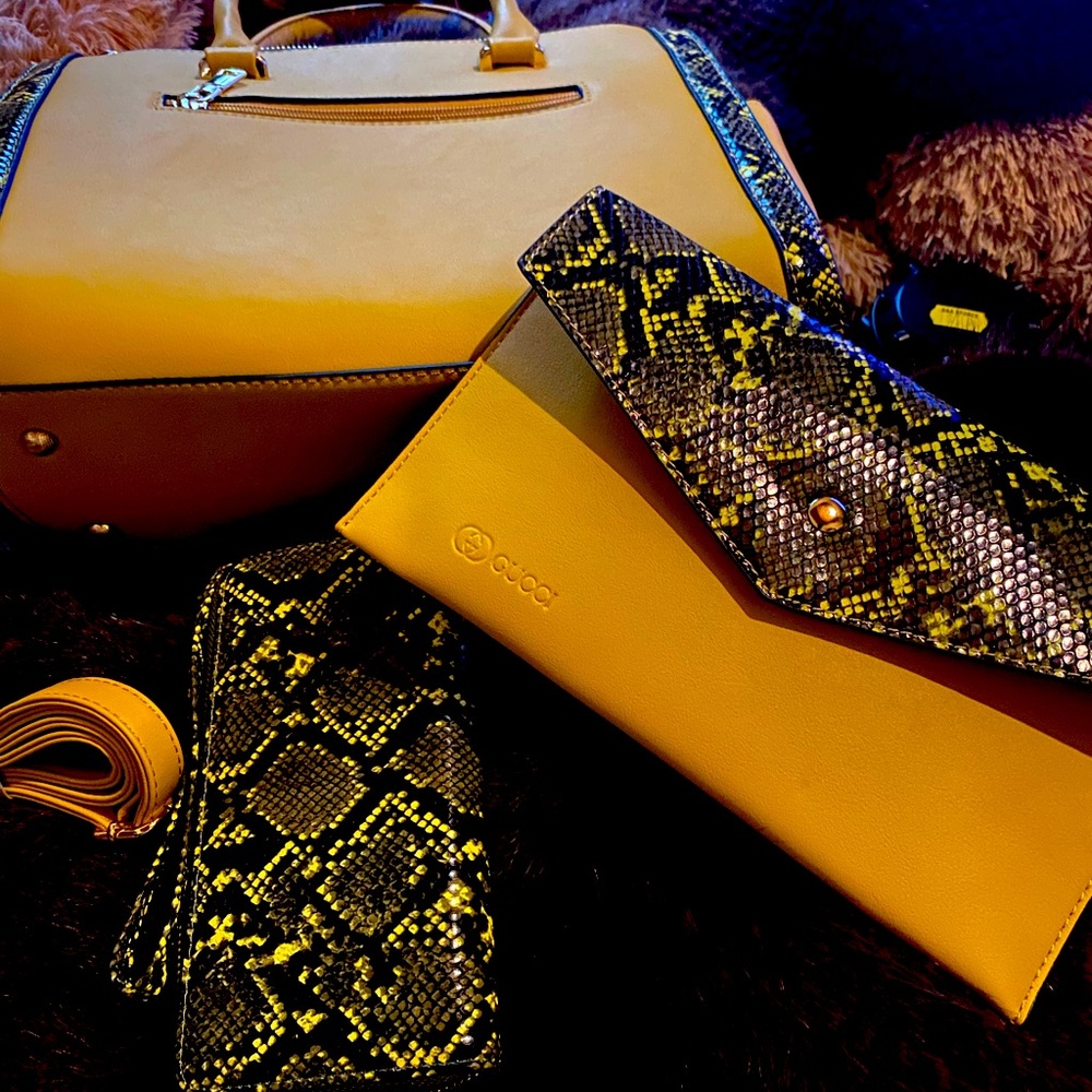 3pc inspired yellow bag